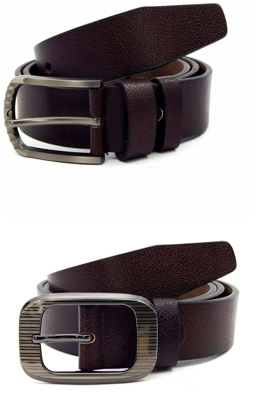 

Els Brown Synthetic Leather Belts For Men