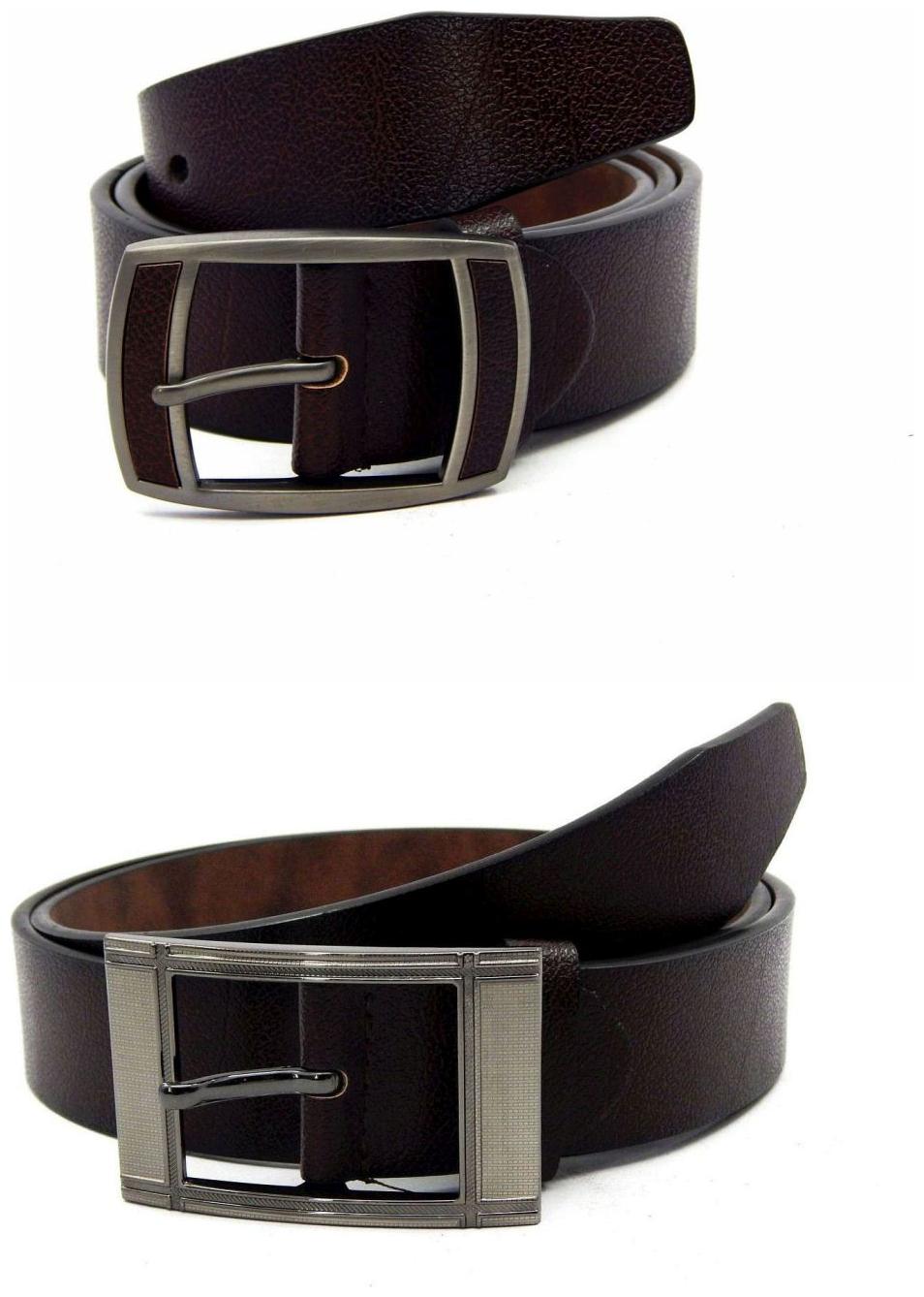 

Els Brown Synthetic Leather Belts For Men