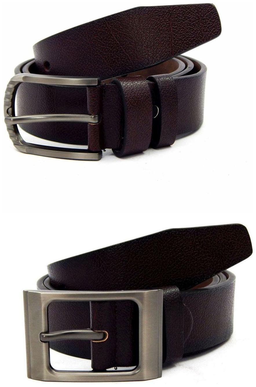 

Els Brown Synthetic Leather Belts For Men