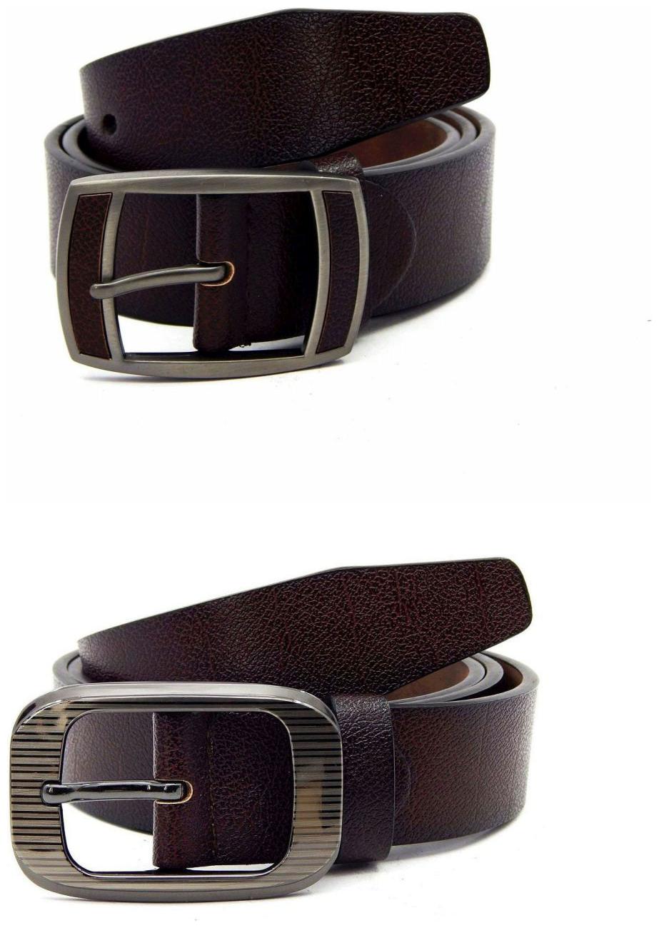 

Els Brown Synthetic Leather Belts For Men