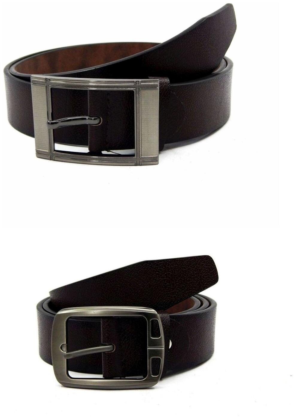 

Els Brown Synthetic Leather Belts For Men