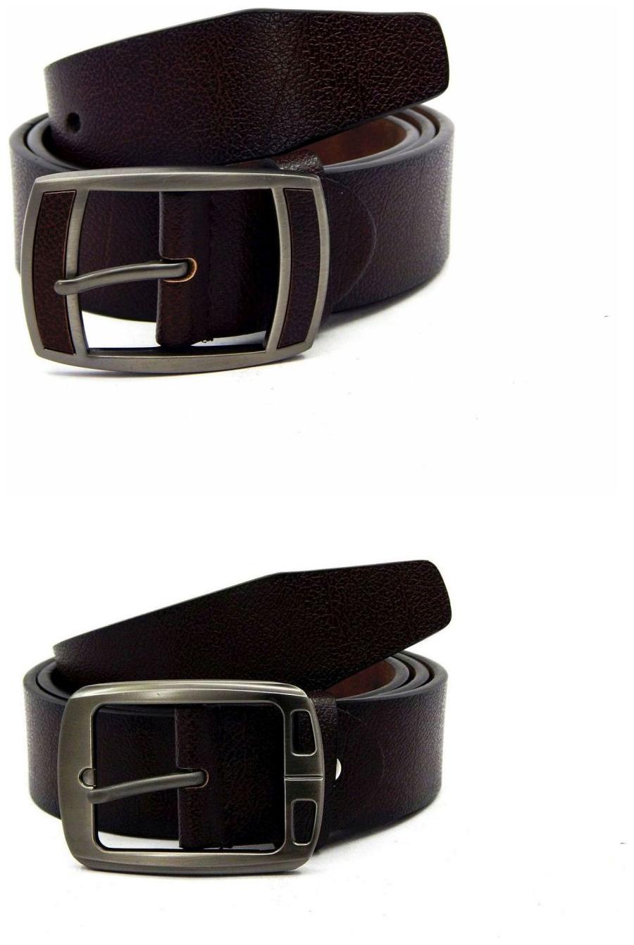 

Els Brown Synthetic Leather Belts For Men