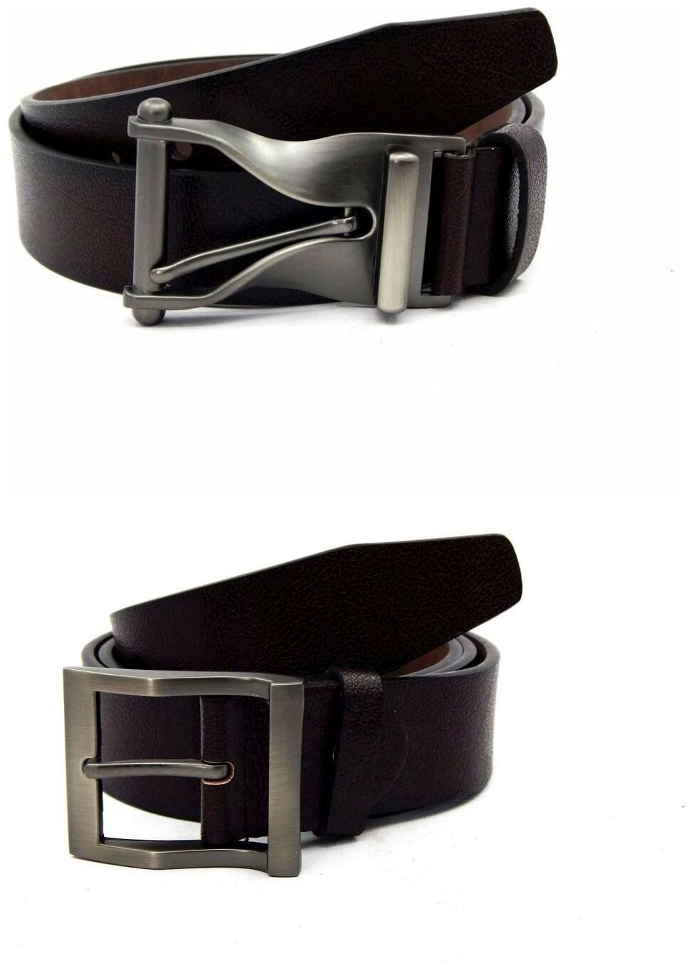 

Els Brown Synthetic Leather Belts For Men