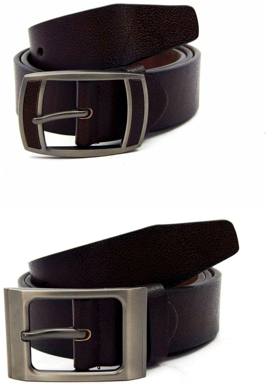 

Els Brown Synthetic Leather Belts For Men