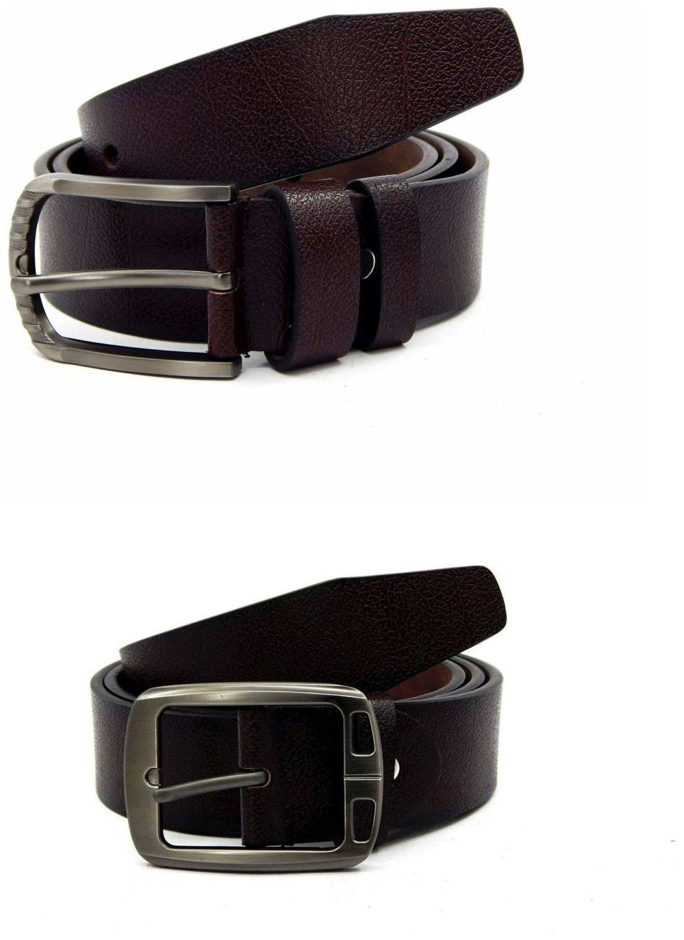 

Els Brown Synthetic Leather Belts For Men