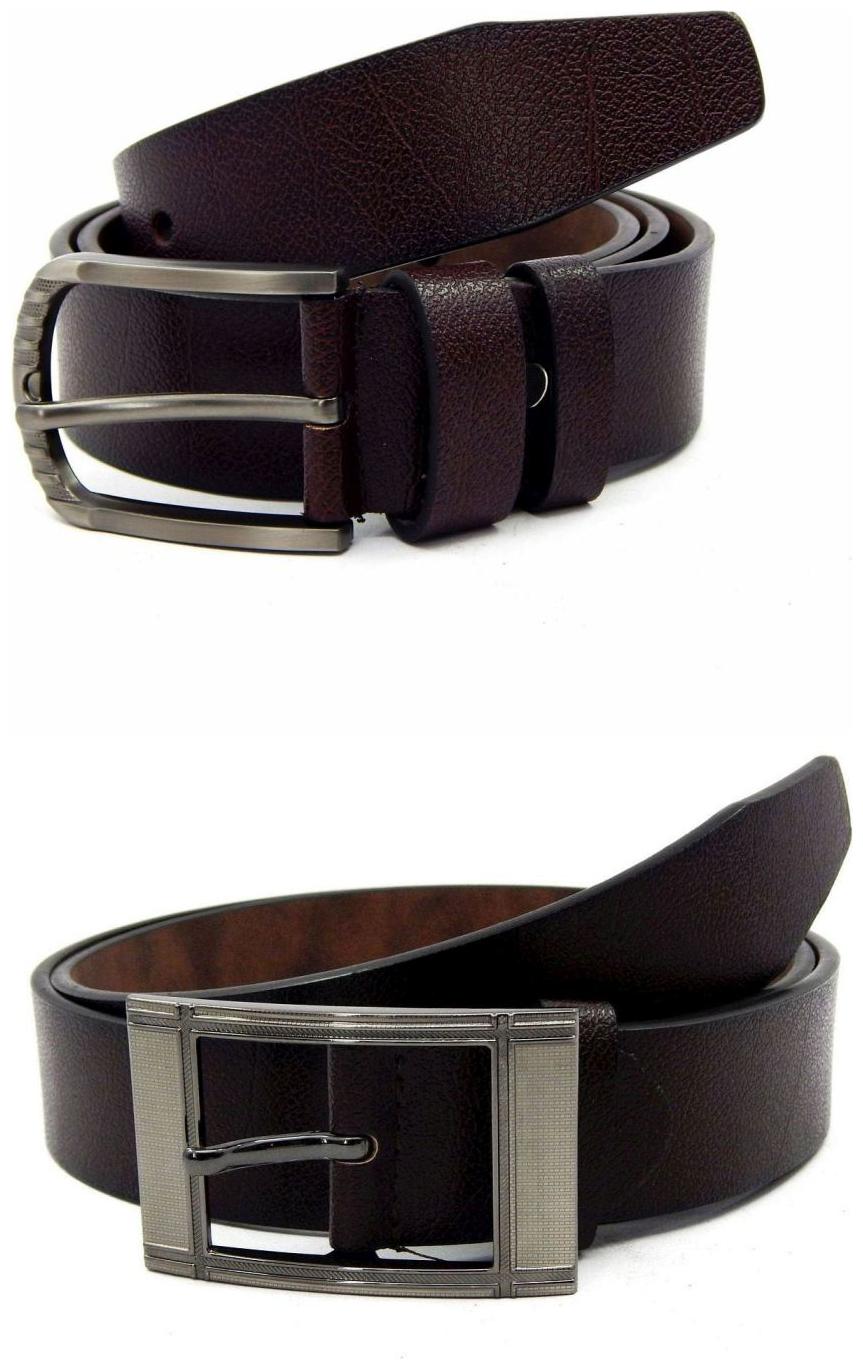 

Els Brown Synthetic Leather Belts For Men
