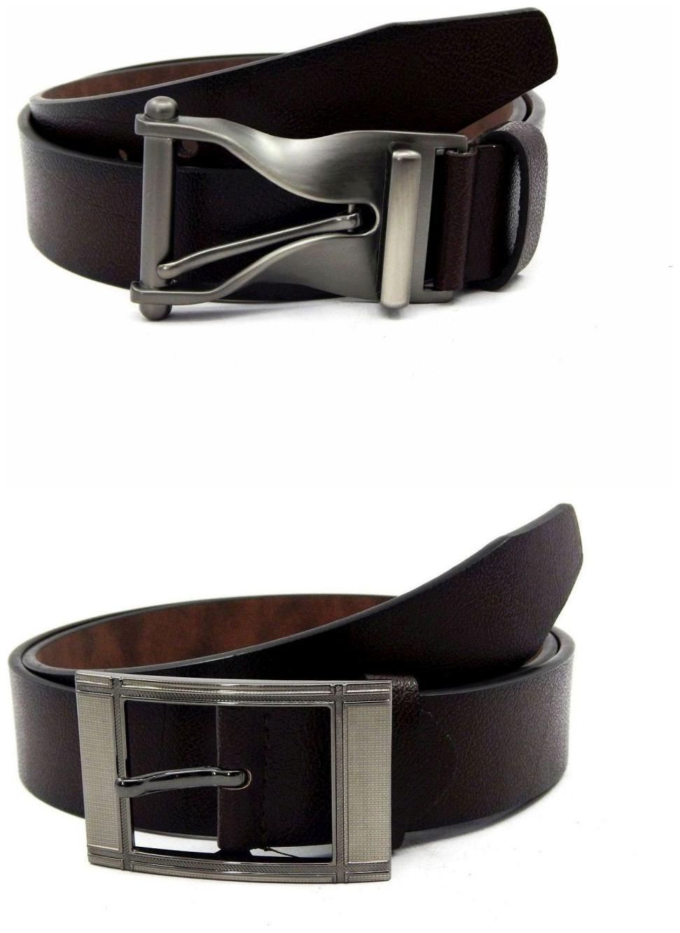 

Els Brown Synthetic Leather Belts For Men
