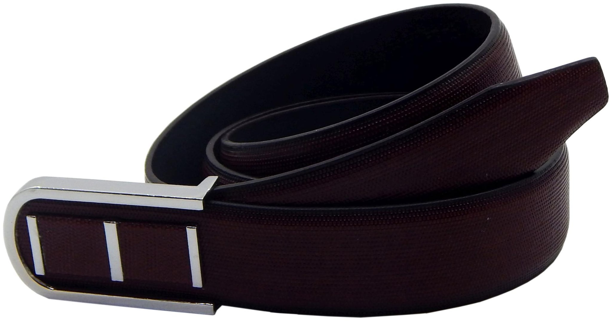 

ELS Men Casual Evening Formal Party Artificial Leather Belt Maroon (MWB-ELS SPANISH-24-MR-S-36)
