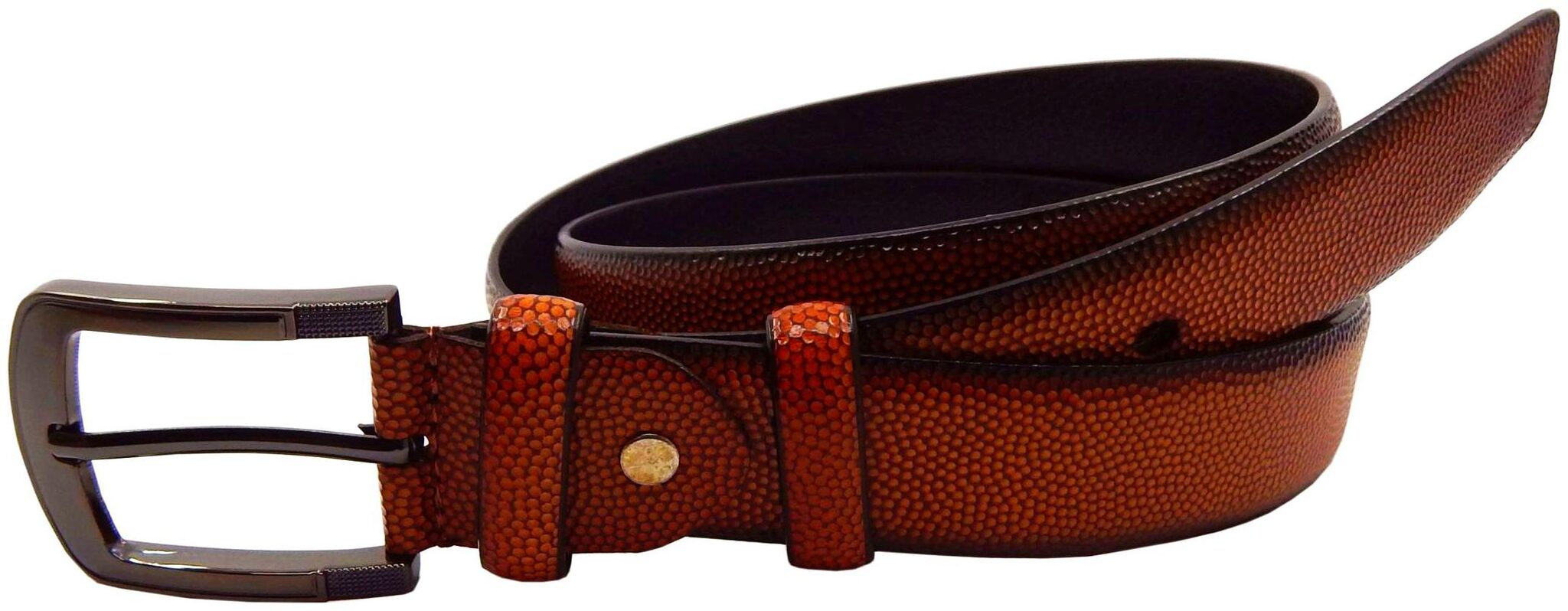 

ELS Men s Artificial Leather Belt Tan (MWB-HDEF233-20-TN-S42)