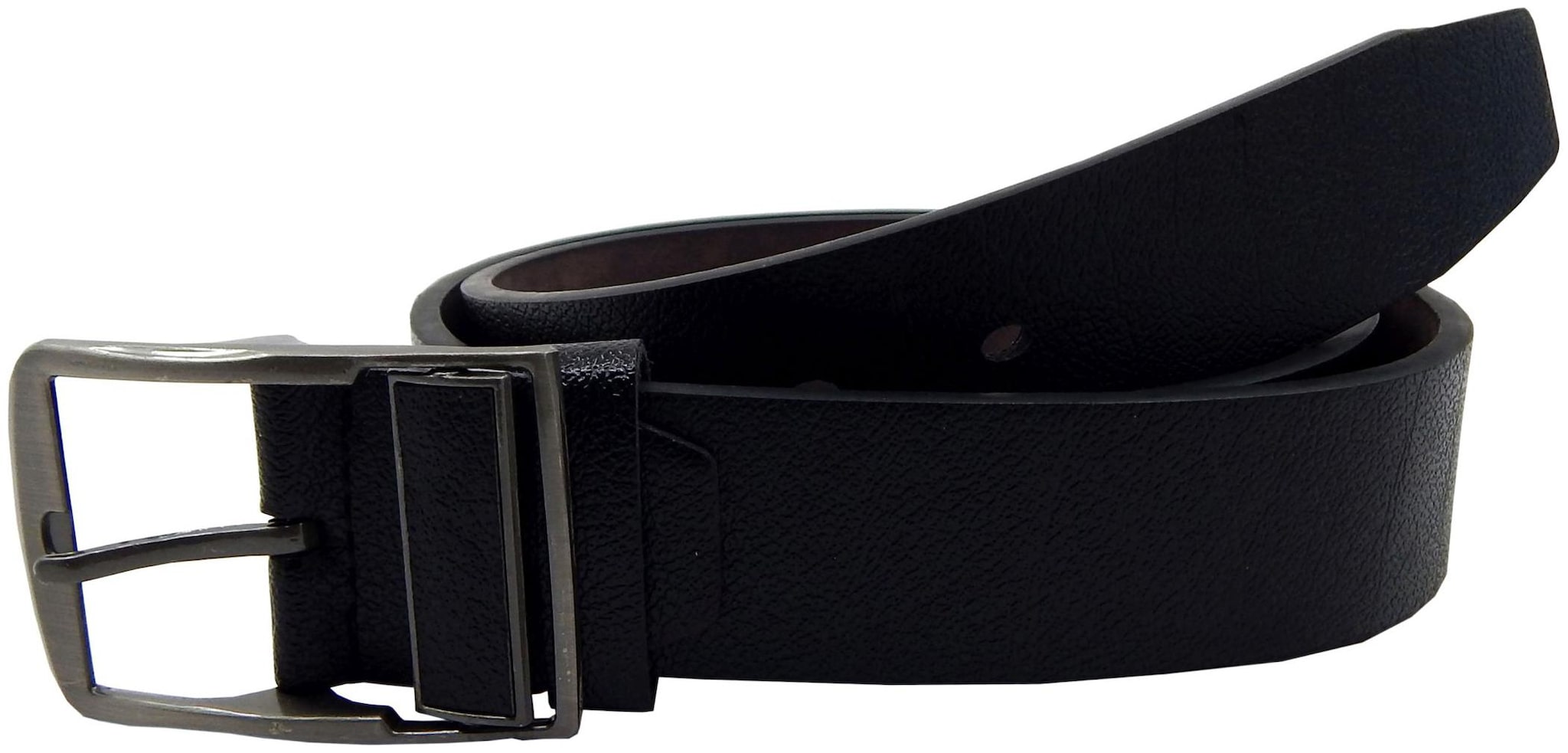 

ELS Men s Artificial Leather Casual Formal Belt (EL48-Black-S-36 )