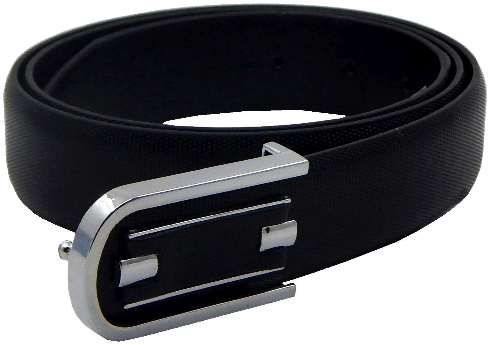 

ELS Men s Artificial Leather Casual Formal Belt Black (2604-2929-BL-S-34)