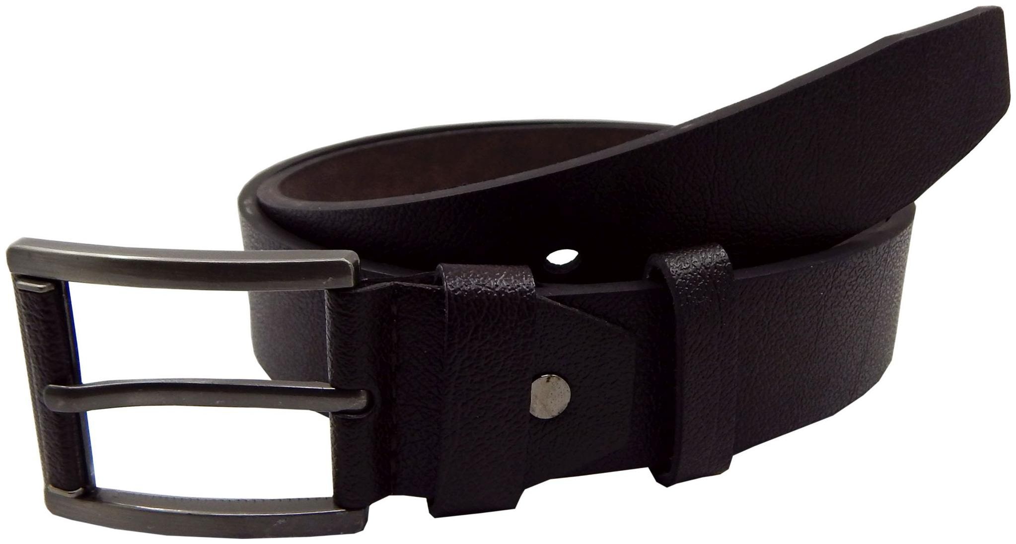 

ELS Men s Artificial Leather Casual Formal Belt (EL40-Brown-S-40 )