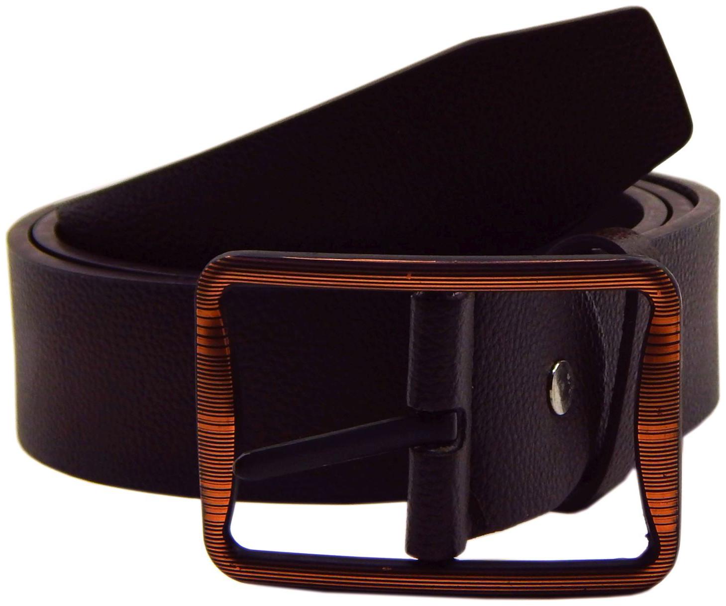 

Els Men Brown Black Reversible Synthetic leather Belt (Size 38 Pack of 1 )