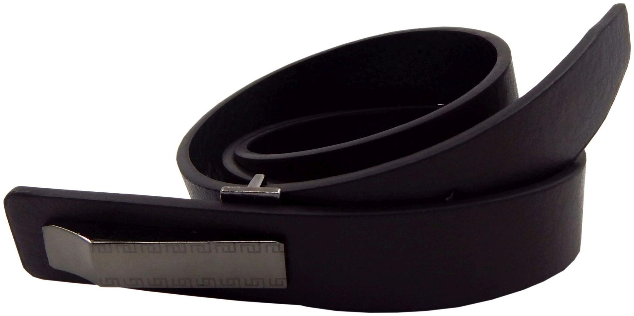 

ELS Men s Waist Belt Artificial Leather Formal Casual Belt Brown (51-BR)
