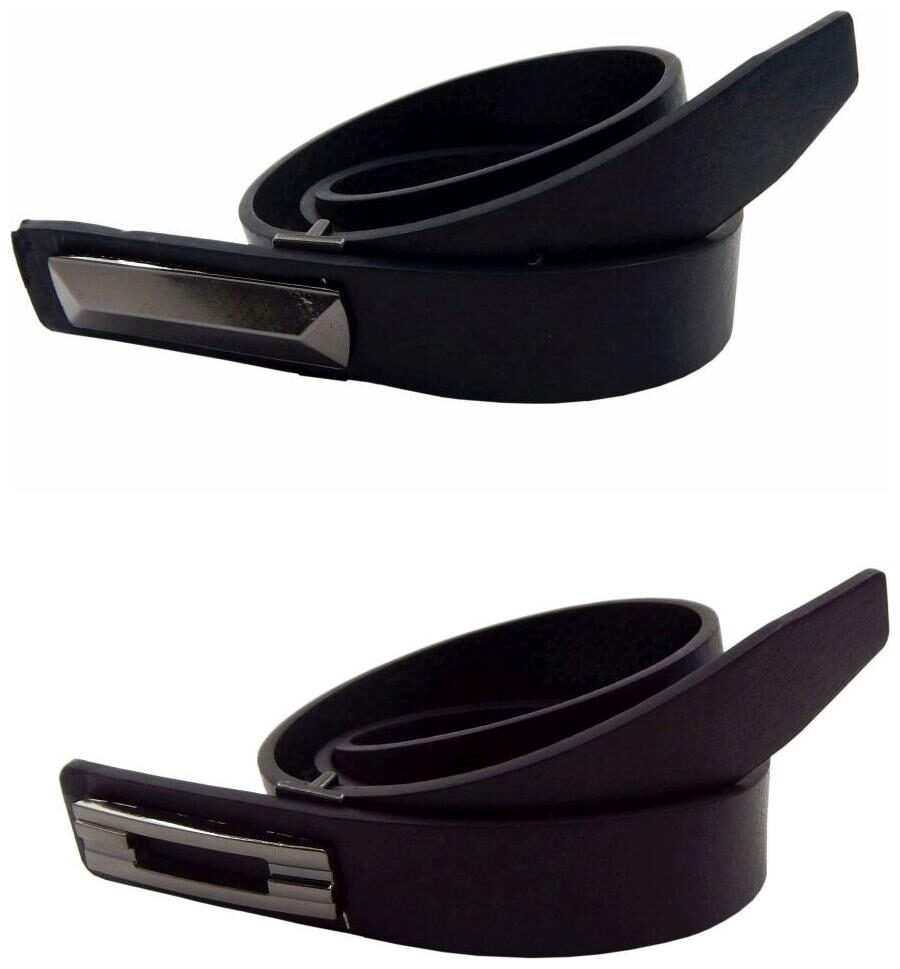 

ELS Men s Waist Belt Leather Belt (52BL07-58BRS36)