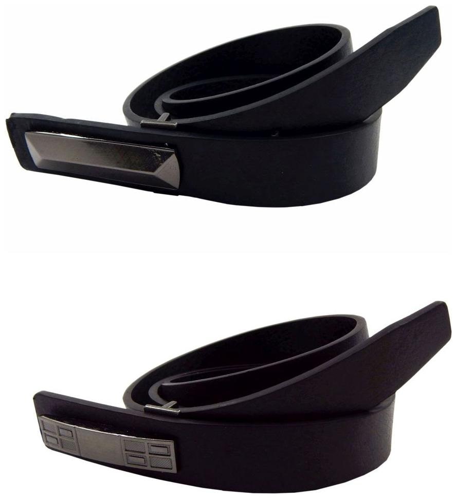 

ELS Men s Waist Belt Leather Belt (52BL56BRS36)