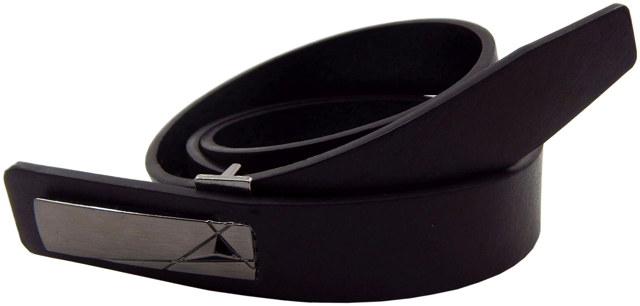 

ELS Men s Waist Belt Artificial Leather Formal Casual Belt Brown (54-BR)