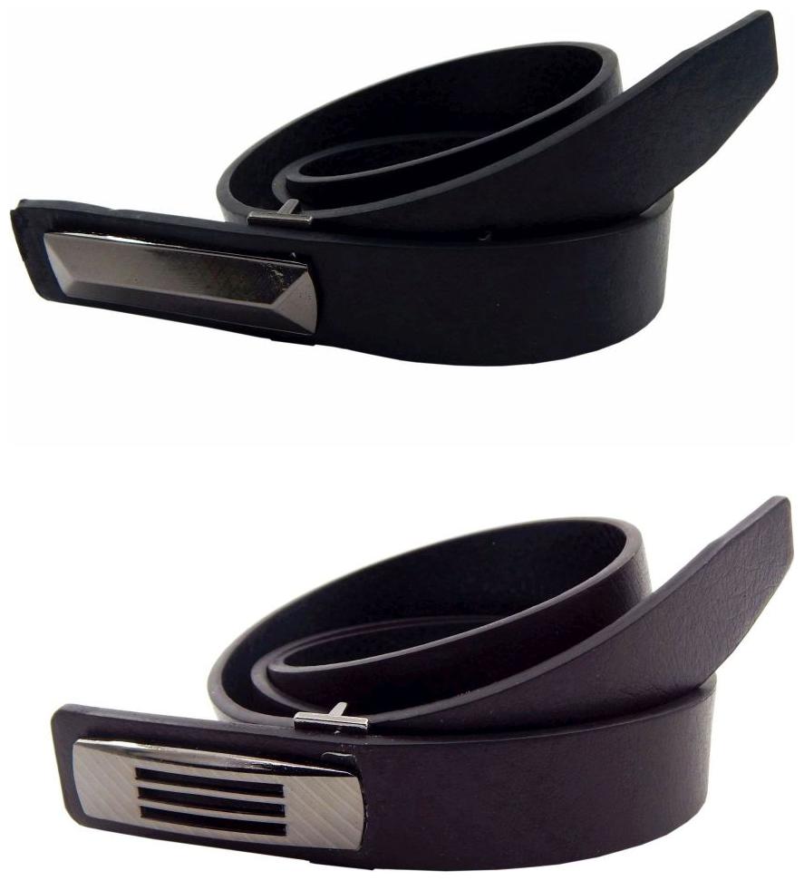 

ELS Men s Waist Belt Leather Belt (52BL53BRS34)