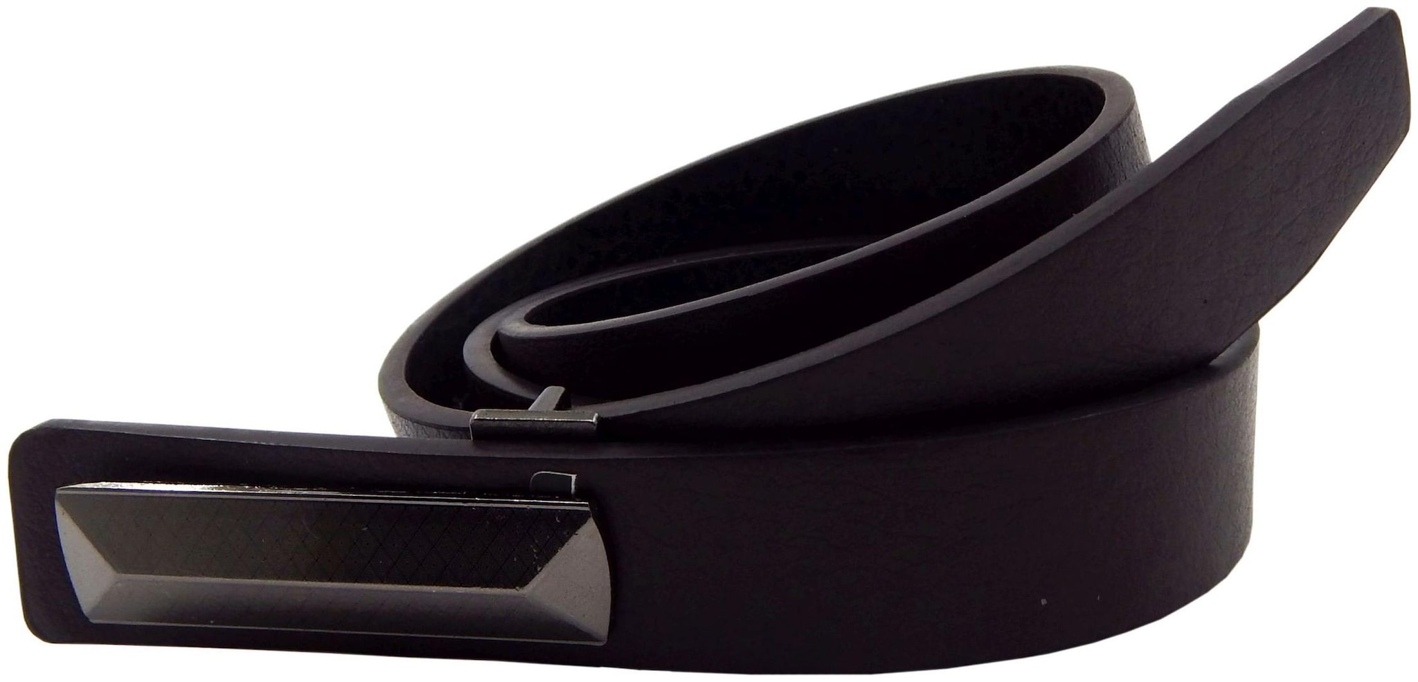 

ELS Men s Waist Belt Artificial Leather Formal Casual Belt Brown (52-BR)