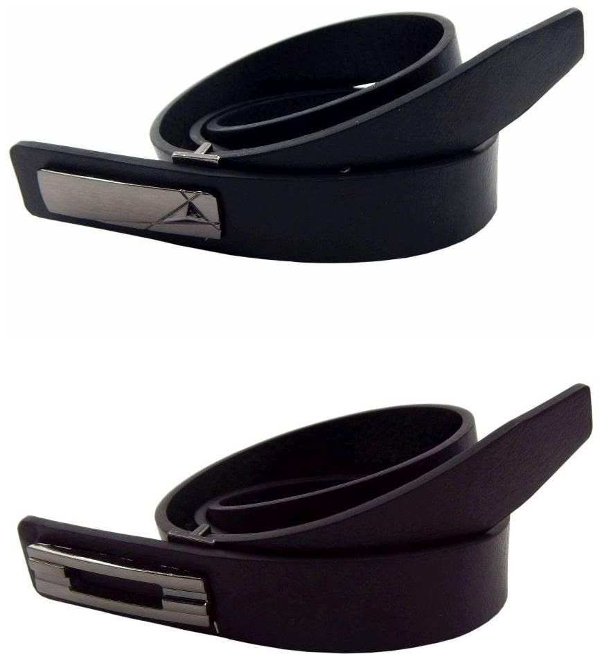 

ELS Men s Waist Belt Leather Belt (54BL07-58BRS38)