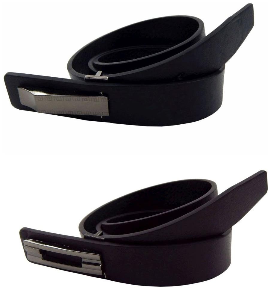 

ELS Men s Waist Belt Leather Belt (51BL07-58BRS34)
