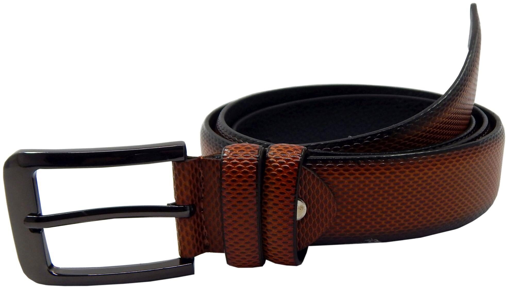 

Els Mens Faux Leather Casual Formal BeltTan (HD466-21-TN)