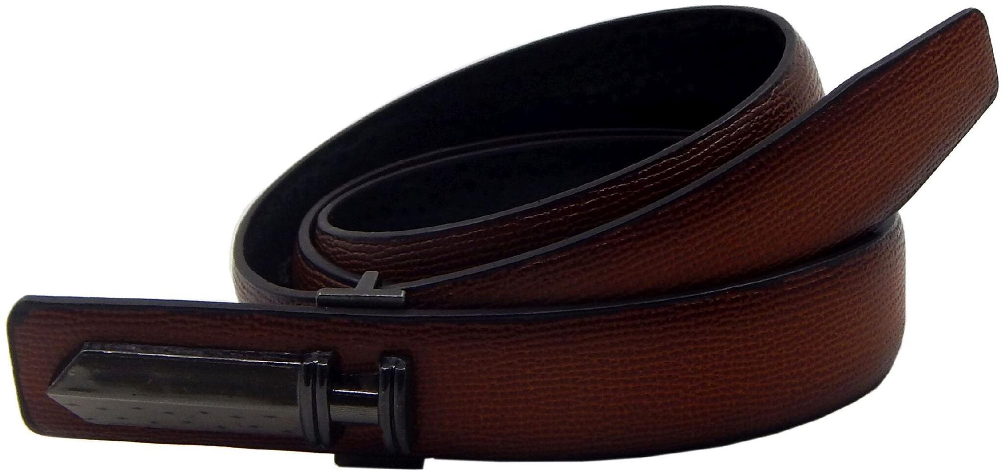 

Els Tan Faux Leather Belt For Men