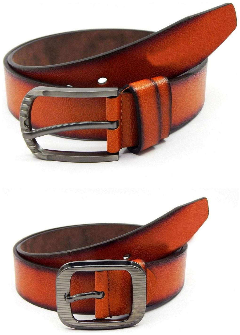 

Els Tan Synthetic Leather Belts For Men
