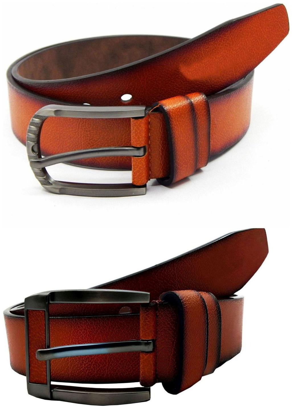 

Els Tan Synthetic Leather Belts For Men
