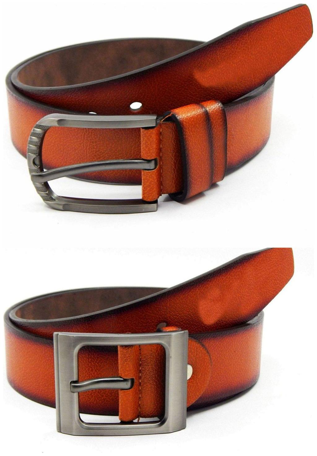 

Els Tan Synthetic Leather Belts For Men