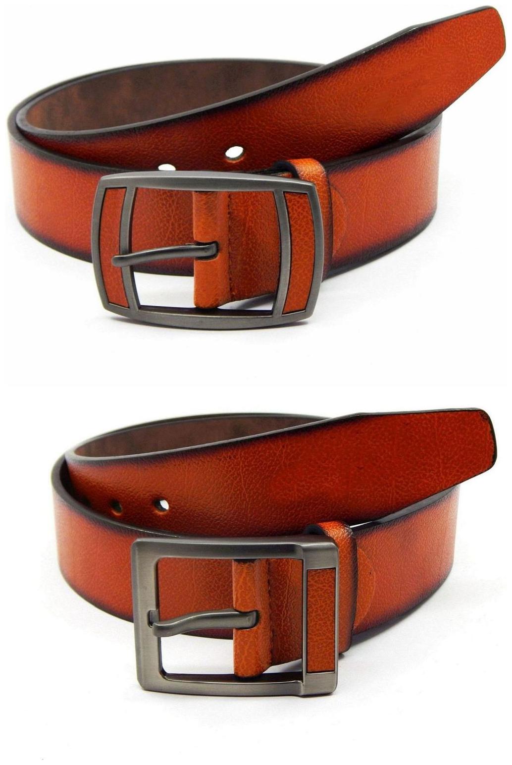 

Els Tan Synthetic Leather Belts For Men