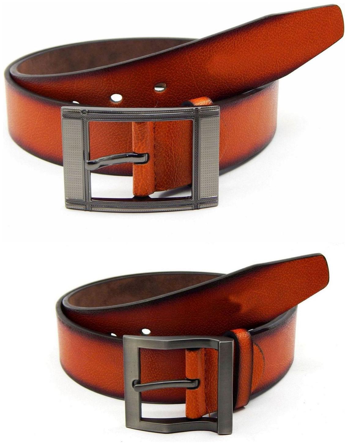 

Els Tan Synthetic Leather Belts For Men