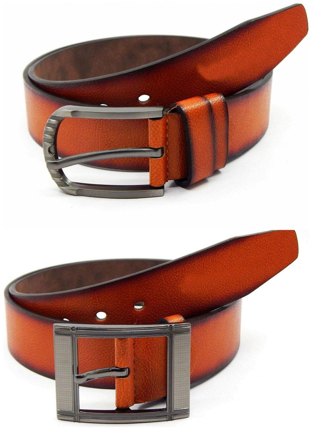 

Els Tan Synthetic Leather Belts For Men