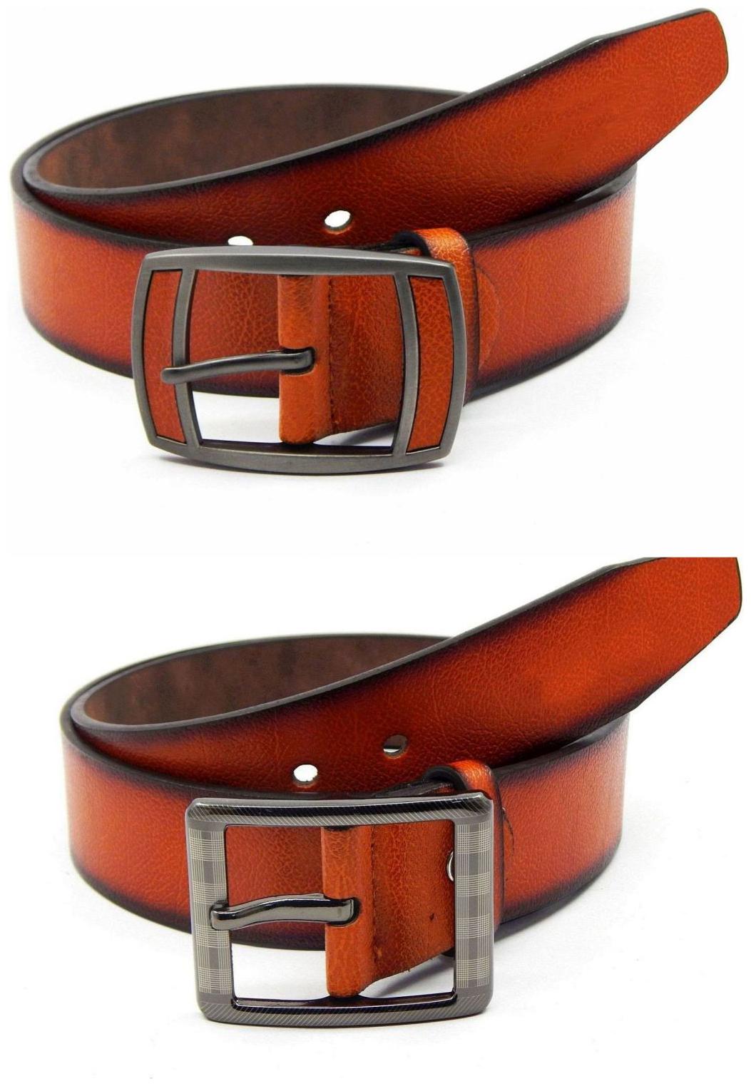 

Els Tan Synthetic Leather Belts For Men