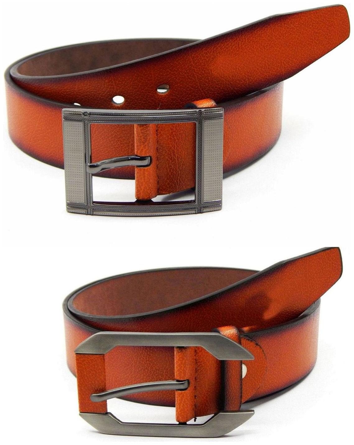 

Els Tan Synthetic Leather Belts For Men
