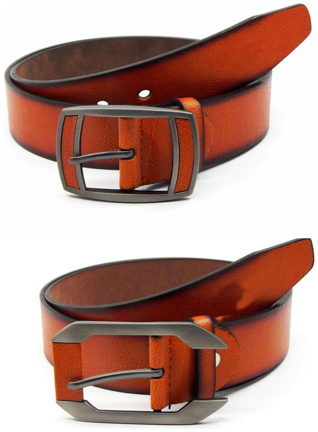 

Els Tan Synthetic Leather Belts For Men