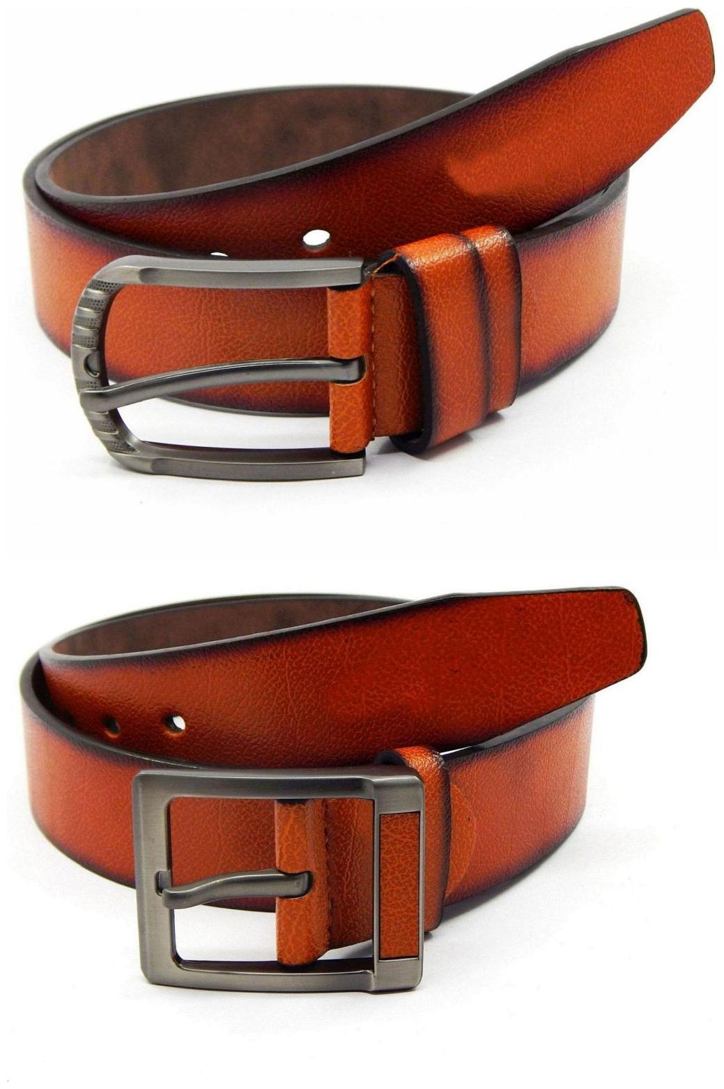 

Els Tan Synthetic Leather Belts For Men