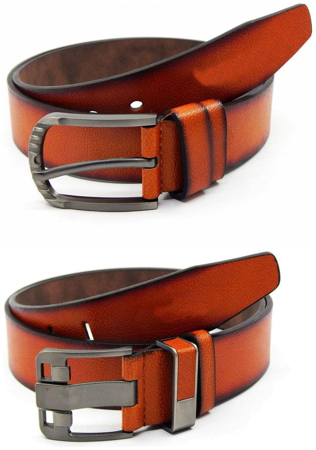 

Els Tan Synthetic Leather Belts For Men