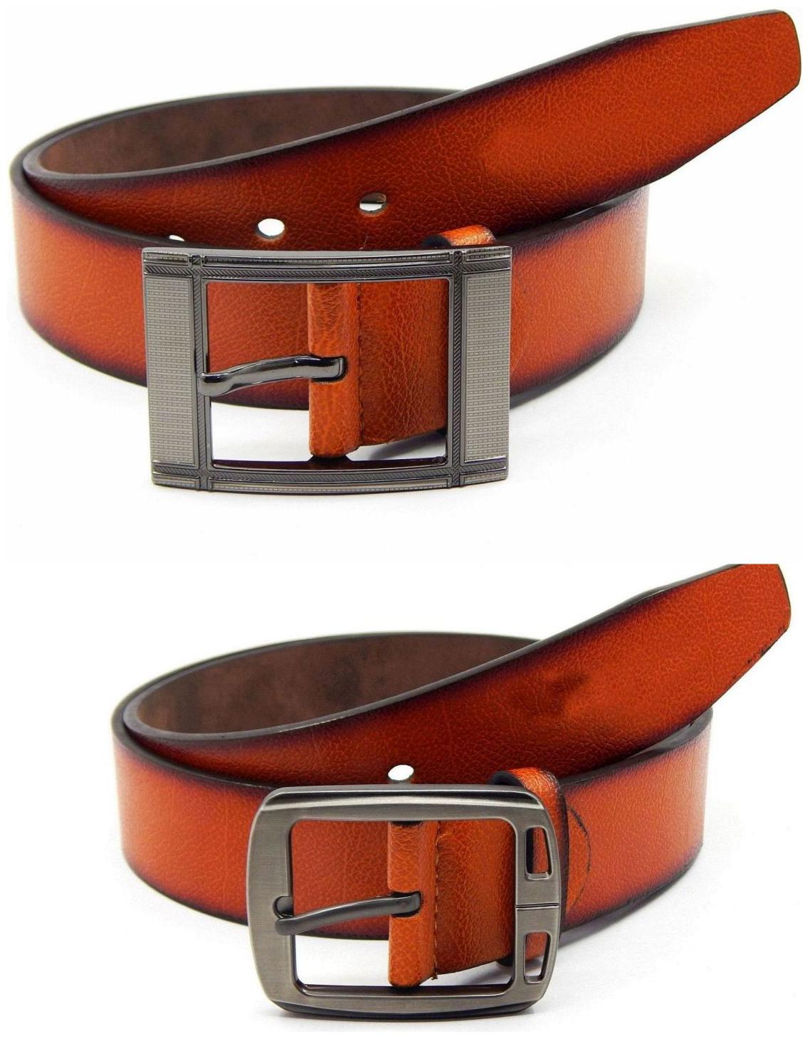 

Els Tan Synthetic Leather Belts For Men