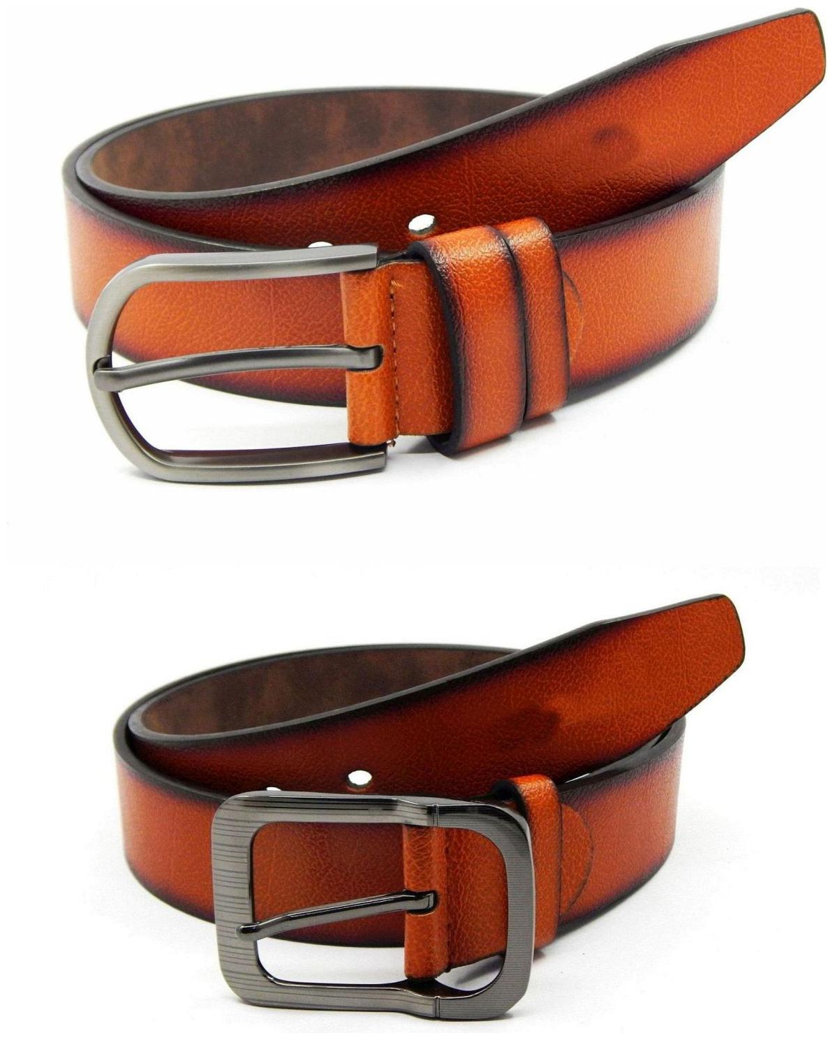 

Els Tan Synthetic Leather Belt For Men