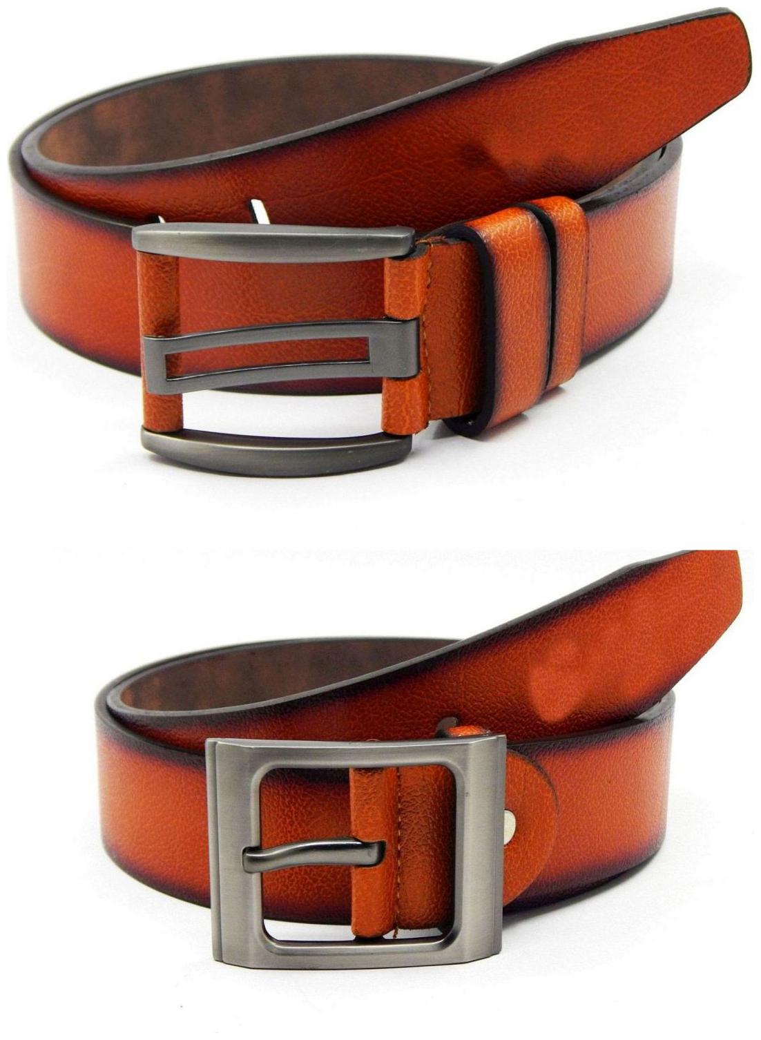 

Els Tan Synthetic Leather Belt For Men