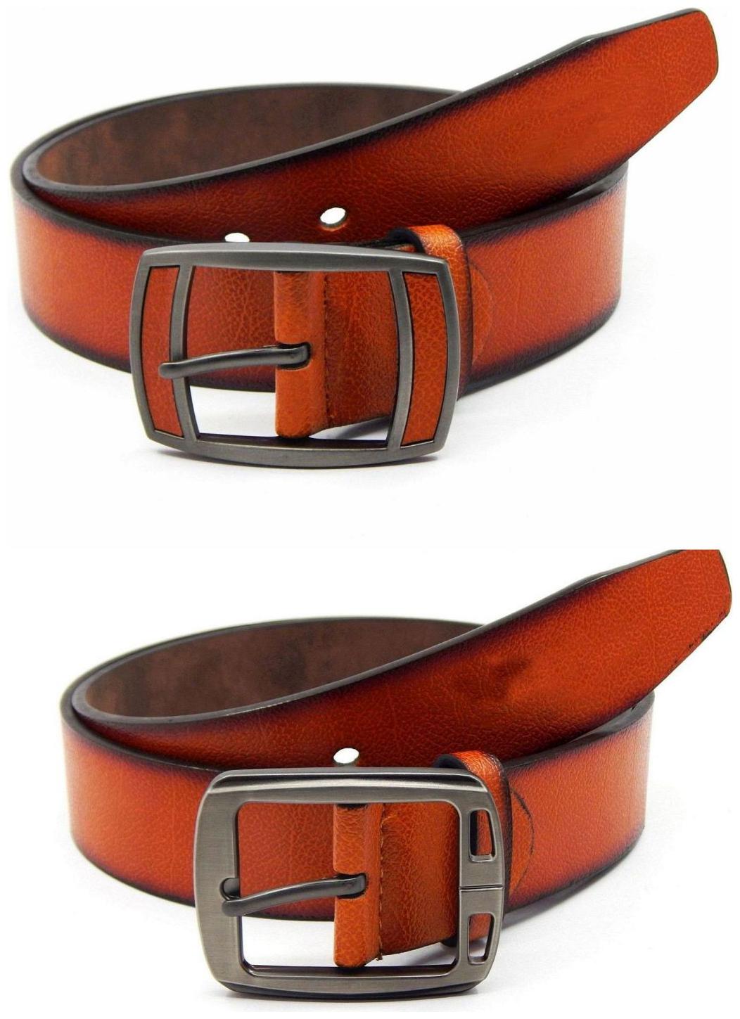 

Els Tan Synthetic Leather Belts For Men