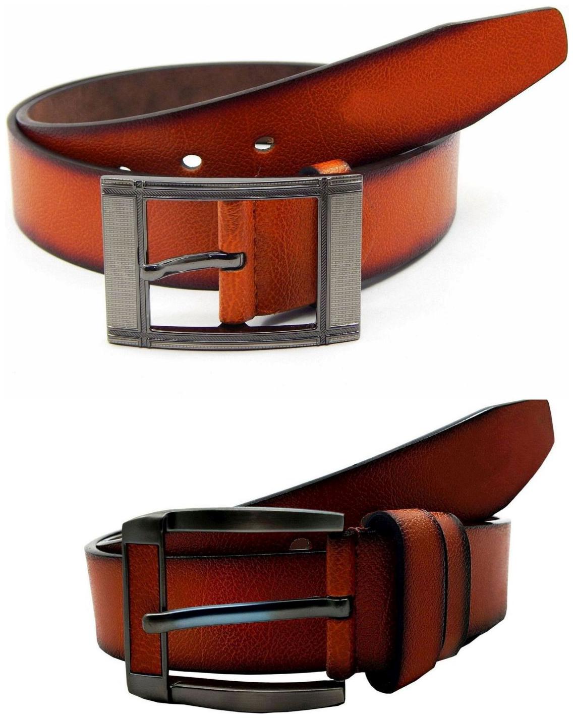

Els Tan Synthetic Leather Belts For Men