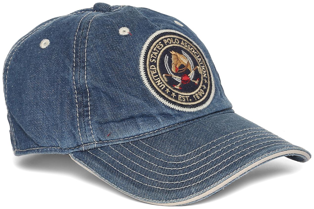 

Embroidered Denim Baseball Cap