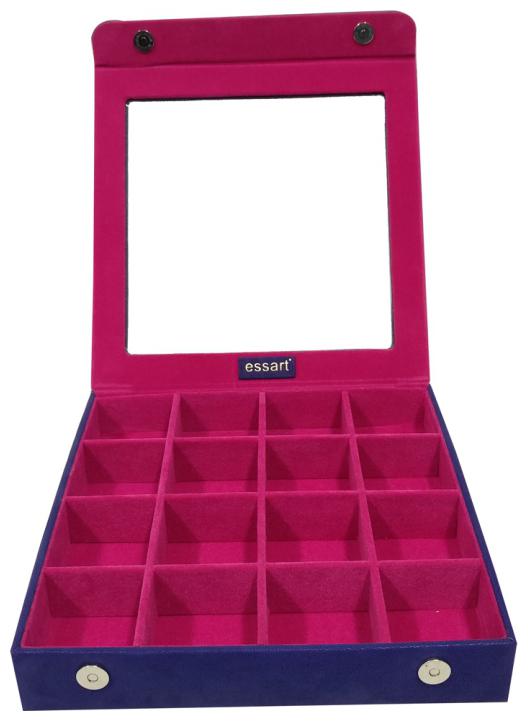 

Essart 16 slots Vanity Box-Blue