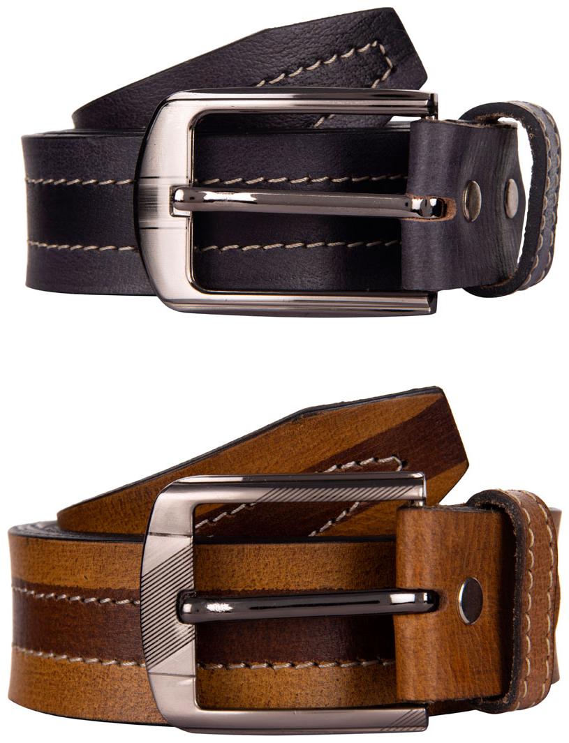 

Exotique Men Black Brown Casual Belt Combo (EC0063MU)