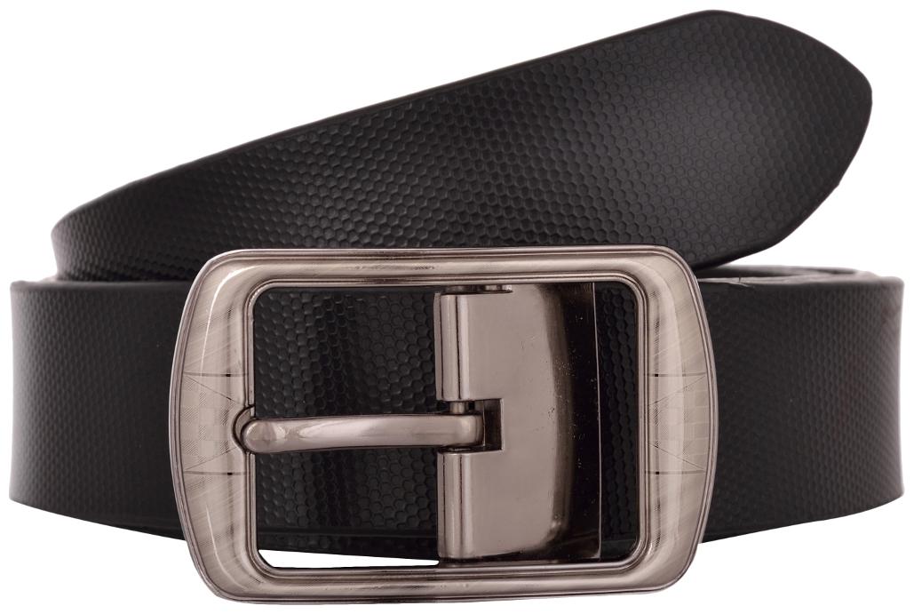 

Exotique Men s Black Formal Leather Belt (BM0042BK)