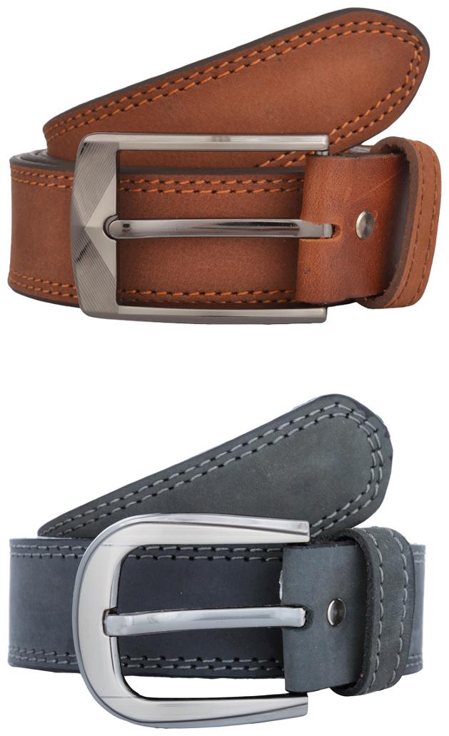 

Exotique Men s Tan Grey Casual Belt Combo (EC0047MU)