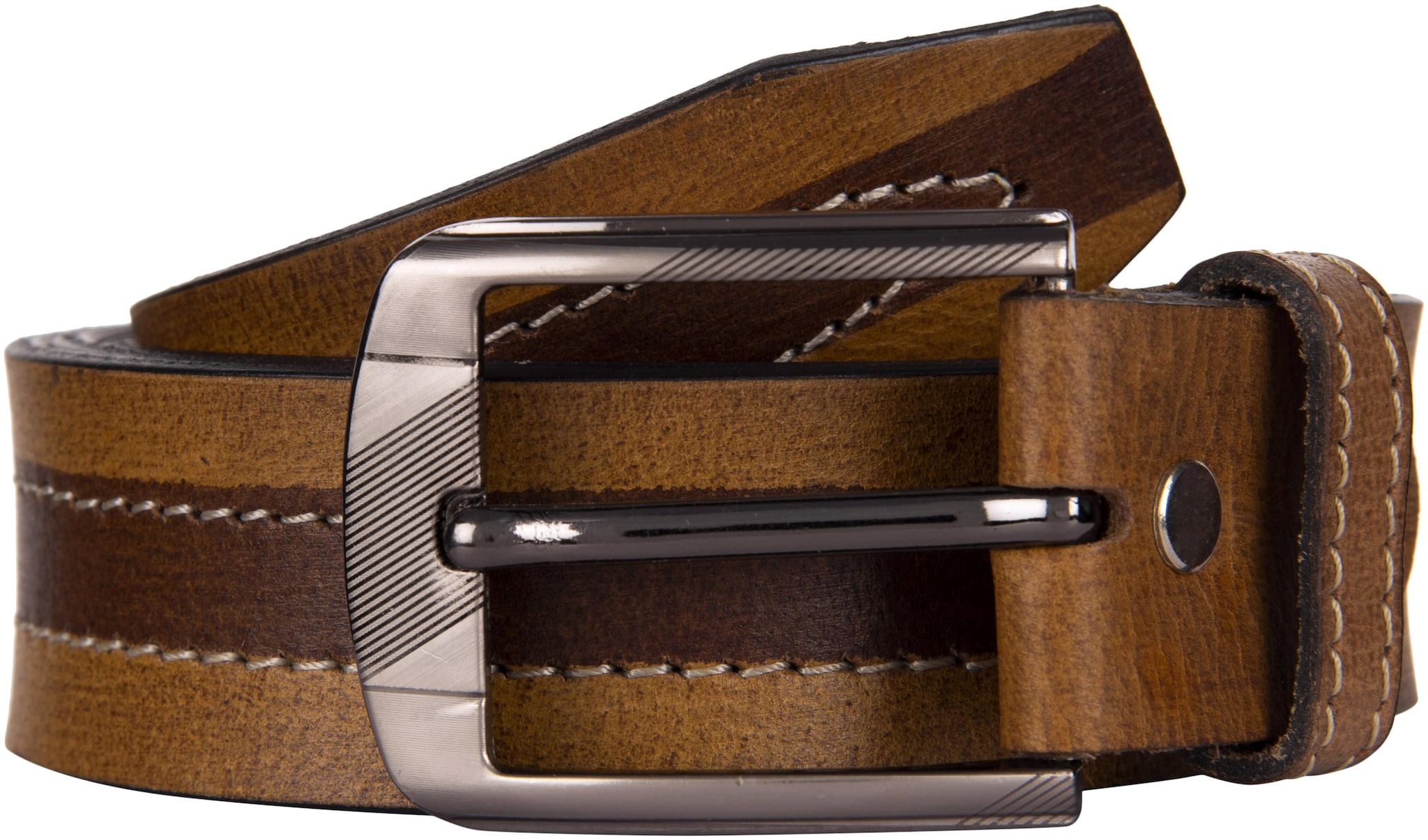 

Exotique Mens Brown Casual Leather Belt
