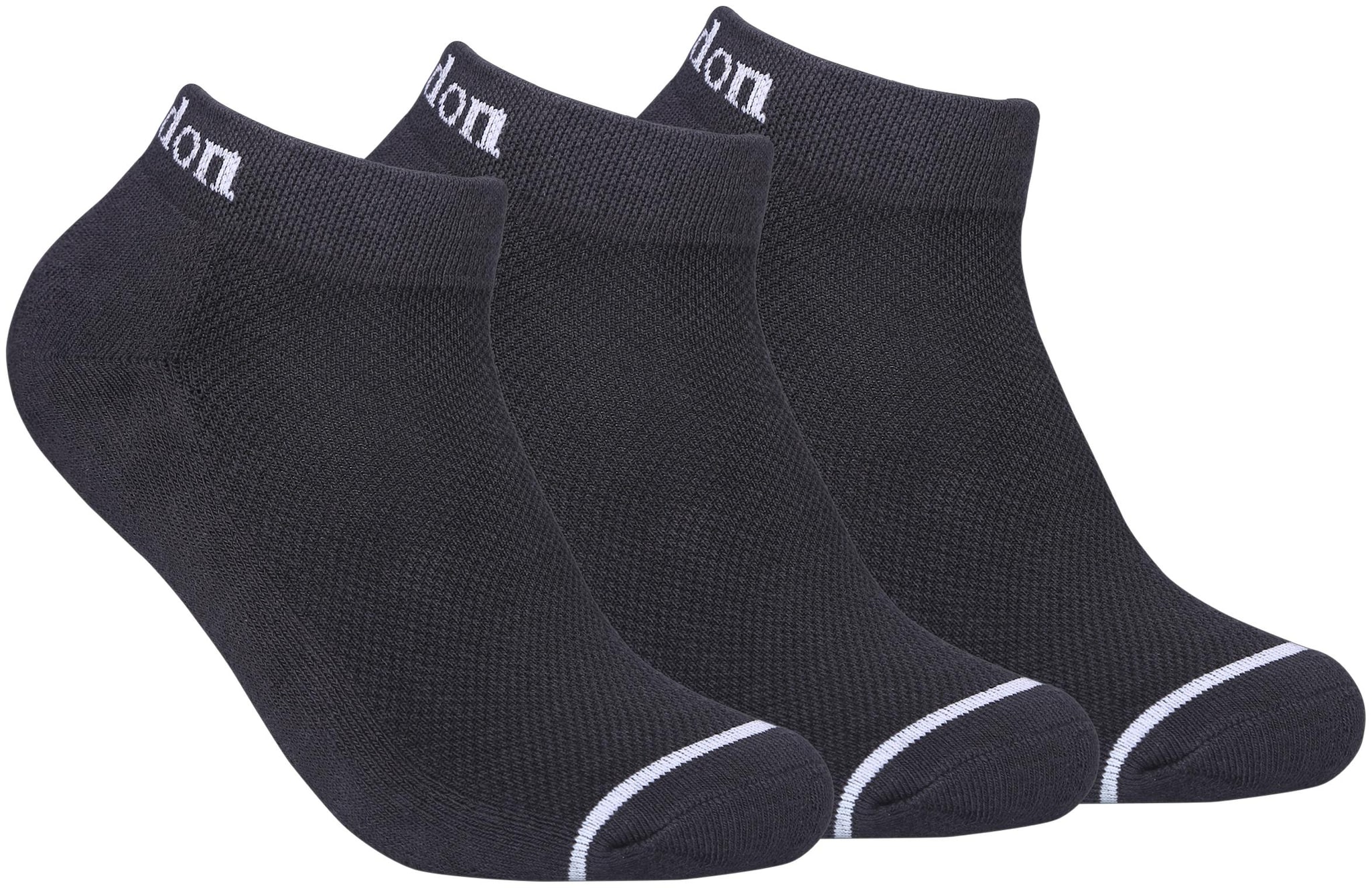 

FABDON Black Cotton Ankle length socks ( Pack of 3 )